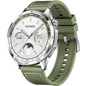 HUAWEI WATCH GT 4 46mm Smartwatch, Batteria fino a 2 settimane, Android e iOS, Analisi calorie, Monitoraggio della salute 24h, SpO2, GPS, 100+ sport, Versione italiana, Green