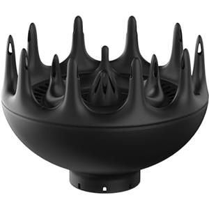 XTAVA Black Orchid Large Hair Diffuser - Enhance & Define Your Curls & Waves - Maximise Results with 3D Multi-Prong Design & Advanced Airflow
