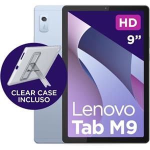 Lenovo Tab M9, Display 9 HD - (Processore MediaTek Helio G80, RAM 3GB, Memoria 32GB, Tablet Android 12, WiFi) - Frost Blue, Caricabatterie incluso, Esclusiva Amazon
