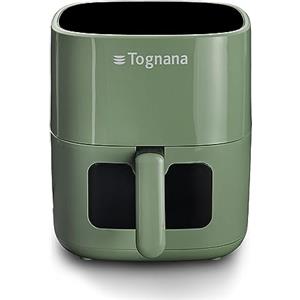 Tognana Iridea, Friggitrice ad aria 5,5 L con contenitore e griglia antiaderente e display digitale, verde salvia