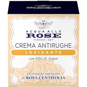 Acqua alle Rose Crema Viso Antirughe Levigante con Estratto Nutriente di Rosa Centifolia e Olio di Argan, 50ml