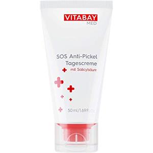 Vitabay SOS Crema Anti Brufoli (50 ml) - Crema Viso con Acido Salicilico - Perfetto contro l'Acne e le Impurità della Pelle