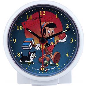 DigiTech Sveglia e cronometro, Plastica, Weiß Pinocchio, 10 x 4 x 10 cm