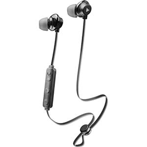 Music Sound | Bluetooth Earphones | Cuffiette Auricolari Bluetooth con Microfono per Smartphone Universale, Nero