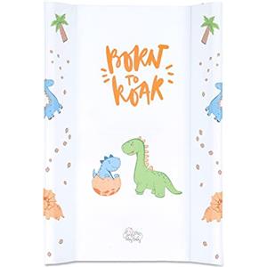 Totsy Baby Materassino fasciatoio per bebè Lavabile 70 x 47 cm - Cuscino portatile, per Bambine e Bambini, Fasciatoio da tavolo Motivo Dinosauro