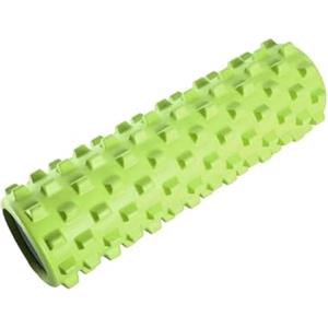Fitness Foam Roller Rullo Yoga Massaggiatore Indeformabile per Trigger Point Therapy - Automassaggio Muscolare a Rilascio Miofasciale - 33 X 17 cm - Crossfit, Stretching, Yoga, Pilates, Fisioterapia (Verde)
