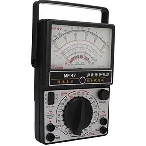 Walfront Multimetro Analogico MF47 Tipo Puntatore Magnetico Interno Voltmetro Analogico Misuratore di Resistenza Amperometro