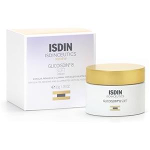 ISDIN Isdinceutics Glicoisdin 8% Soft (50ml)| Crema viso, effetto peeling con acido glicolico