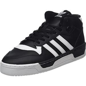 ADIDAS Rivalry Mid, Sneaker Uomo, Core Black/Ftwr White/Core Black, 45 1/3 EU