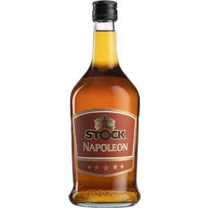 Stock, Napoleon Brandy, dal sapore morbido e setoso - 1 bottiglia da 700ml