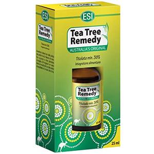 ESI - Tea Tree Remedy Oil, Olio Biologico, Integratore Alimentare, Migliora la Resistenza Fisiologica a Severe Condizioni Ambientali, Supporta le Prime Vie Respiratorie, Senza Glutine e Vegan, 25 ml