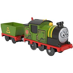 Thomas & Friends Il Trenino Thomas - Whiff locomotiva motorizzata a pile con vagone merci, giocattolo per bambini, 3+ anni, HMC23