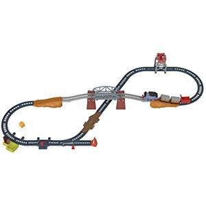 Thomas & Friends ​Fisher-Price Thomas & Friends 3-in-1 Package Pickup Train Set with motorized Thomas for preschoolers ages 3 years and older