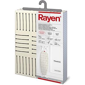 Rayen | Copriasse da stiro universale (elastico, imbottito e facile da posizionare) | Tessuto qualità Canvas Fodera con ricoprimento in Titanio | Gamma Premium