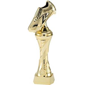 tecnocoppe Trofeo Calcio Scarpa d'oro h 29,5 cm Premiazioni Sportive Targhetta Personalizzata Omaggio