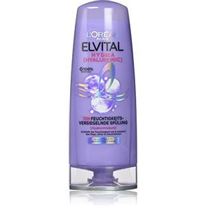 L'Oréal Paris Elvital balsamo idratante per capelli lucidi, balsamo con ialuronico per un boost idratante, Hydra Hyaluronic, 250 ml