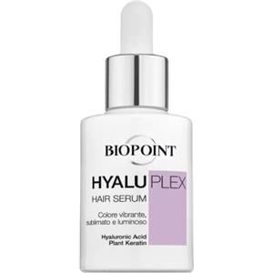 Biopoint Hyaluplex - Hair Serum, Siero Capelli Concentrato con Cheratina e Acido Ialuronico, Protegge il Capello Durante la Tinta, Ravviva il Colore, Dona Forza e Idratazione, 30 ml