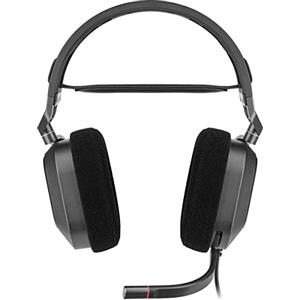 Corsair HS80 RGB USB Cuffia Gaming con Microfono Premium con Audio Surround 7.1, Microfono Broadcast Omnidirezionale, Controlli per Volume e Mute sul Padiglione, Illuminazione RGB Dinamica, Carbonio
