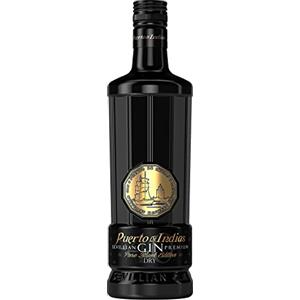 Puerto de Indias Gin Puerto de Indias - Pure Black Edition Gin- Ginebra Premium con Enebro y Toques florales - 70 cl - 40%