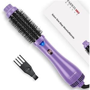PARWIN PRO BEAUTY One-Step Spazzola ad aria calda per asciugacapelli, PARWIN PRO BEAUTY Spazzola tonda 4 in 1, spazzola rotonda per asciugacapelli, spazzola rotonda per asciugacapelli, levigatura e volume