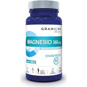 Granions Magnesio bisglicinato | integratore alimentare | energetico magnesio bisglicinato 360 mg | vitamina B6 | anti-stress e anti-fatica | 60 compresse | GRANIONS made in France