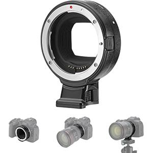 NEEWER Adattatore da EFa EOS R,Anello Convertitore Obiettivo EF/EF-S a Fotocamera con Attacco RF,Autofocus,Compatibile con Canon EOS R Ra RP R6 Mark II R6 R5 R3 R7 R10 R8 R50,Max:4,4lb/2kg,NW-EF-EOSR