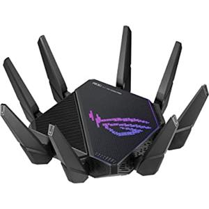 ASUS ROG Rapture GT-AX11000 PRO, Router estendibile con Mobile Tethering, alternativa ai Router 4G 5G Gaming, Tri Band, WiFi 6, 2.5G e 10G Ethernet, VPN Fusion, Sicurezza di Rete