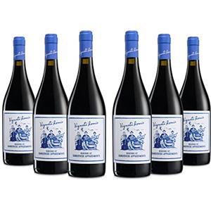 Vigneti Romio Sangiovese Rubicone IGT Appassimento, Vino Rosso Ricco con Note Fruttate, 14.5% Vol., Confezione da 6 bottiglie da 750 ml