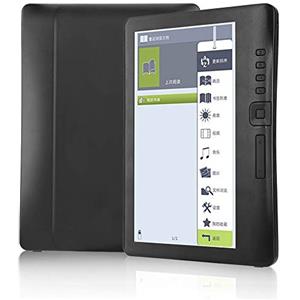 Uxsiya Lettore elettronico, libro digitale Leggi e-book sottile e leggero Leggi e-book portatili per ridurre l'affaticamento della lettura dei bambini (RAM 4G, nero)