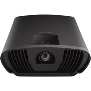 Viewsonic X100-4K UHD - Proiettore LED per home theatre (4K, 2.900 Lumen, Rec. 709, HDR, 4 HDMI, USB, connessione WLAN, 2 altoparlanti da 20 Watt, zoom ottico 1.2x, Lens Shift), colore: Nero