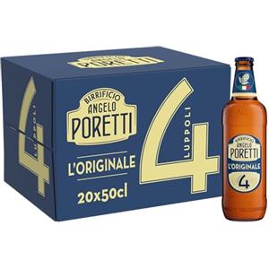 Birrificio Angelo Poretti 4 Luppoli L'Originale, 20 bottiglie 50cl