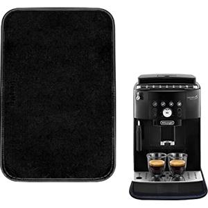 LiangMai Tappetino nero per macchina da caffè dimensioni 44x28cm tappetino antiscivolo macchina da caffè De'Longhi Magnifica S Smart ECAM 230.13.B/De'Longhi Magnifica S ECAM 22.110.B