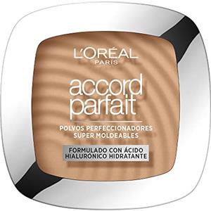 L'Oréal Paris - Poudre Fondante Accord Parfait, cipria fondente perfezionatrice, per pelli normali a miste, colore: Beige rosato (3.R), 9 g.