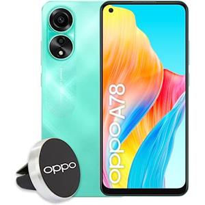 OPPO A78 Smartphone, AI Doppia fotocamera 50+2MP, Selfie 8MP, Display 6.43