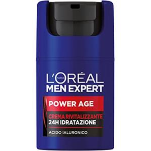 L'Oréal Paris men expert L'Oréal Paris Men Expert, Crema Rivitalizzante Power Age, 24H Idratazione, Con Acido Ialuronico, 50 ml