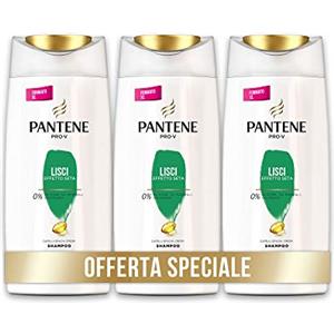 Pantene Pro-V Shampoo Effetto Seta per Capelli Lisci, Dona Morbidezza ed un Controllo Dell'Effetto Crespo, 3 x 675 ml