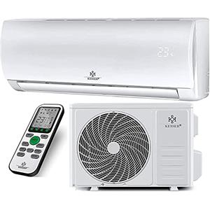 KESSER® Climatizzatore Split - condizionatore d'aria con funzione WiFi/App - raffreddamento A++/ riscaldamento A+, refrigerante R32, telecomando e funzione timer, Split 12000 BTU/h / 3400 Watt