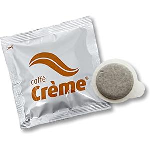 CAFFÈ CRÈME Confezione da 100 Cialde di caffè in carta filtro ESE 44 - 720 g (7.2 g x 100), 100 Unità- Miscela Orange