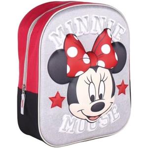 Zaino 3D Minnie Mouse Rosso Per Bambini Asilo e Tempo Libero