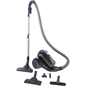 Hoover RC50PAR Aspirapolvere Senza Sacco 4A+, 550 W, 2 Litri, 75 Decibel, Tubo telescopico in Metallo, Blu