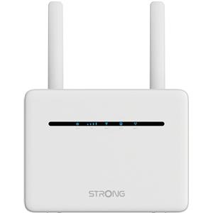 STRONG 4G+ROUTER1200 LTE fino a 300 Mbps, Wireless N1200Mbps, Router WiFi con Slot per Sim, 4 Porte LAN, cat 6, Antenne Staccabili, Modem 4G con Slot per Sim con 2 adattatori Sim.