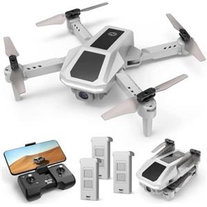 Holy Stone HS430 FPV Drone con Telecamera per Bambini, Pieghevole RC Nano Quadricottero con Video HD 1080P, Giocattoli Regalo con Lancio di volo Circolare per Alle, 3 Batterie 39 Minuti di volo