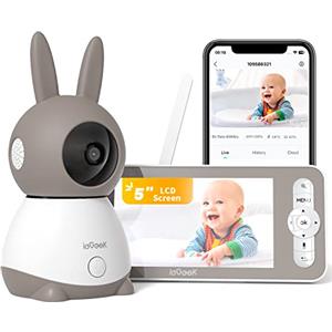 ieGeek 2K Baby Monitor Video e Audio con 5