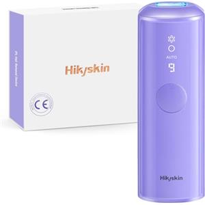 Hikyskin Epilatore Luce Pulsata con Zaffiro - Prova la Depilazione Indolore di Tutto il Corpo a Casa, Depilazione Laser per Donne e Uomini