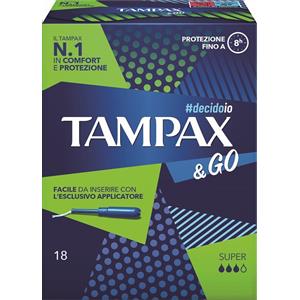 Tampax Go Super Assorbenti Interni 18 pezzi