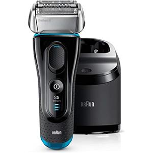 Braun Series 5 5190cc + CCR2 rasoio elettrico Trimmer Nero, Blu