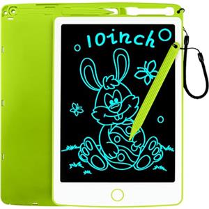 Richgv 10 Pollici Tavoletta Grafica, Lavagna Magnetica per Bambini, Portatile Lavagnetta LCD, Lavagnetta Cancellabile Elettronica, Giochi di Viaggio, Regali Natale per Bambini 3 4 5 6 7 anni