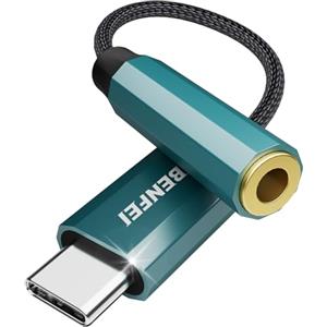 BENFEI Adattatore USB Tipo C a Jack Cuffie 3.5mm Femmina, Cavo Audio da USB C a AUx Compatibile con iPhone 15 Pro/Max MacBook Pro/Air 2023 iPad Pro iMac S23 XPS 17 e altro