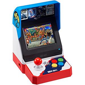 UNICOMVSX SNK Neo Geo Mini Arcade Asia Versione, 40 Giochi SNK con Licenza Ufficiale Precaricati, Supporta L'uscita HDMI su Grande Schermo