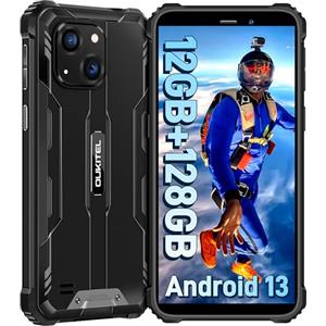OUKITEL WP32 Rugged Smartphone - 12GB(4+8) RAM + 128GB ROM/1TB Telefono Indistruttibile Android 13-6.0